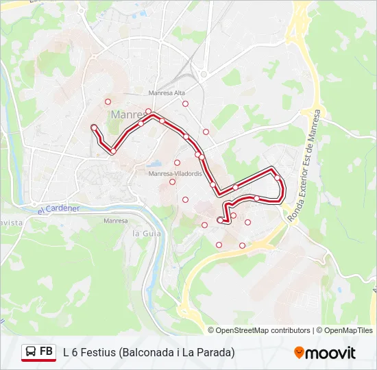 FB Bus Line Map