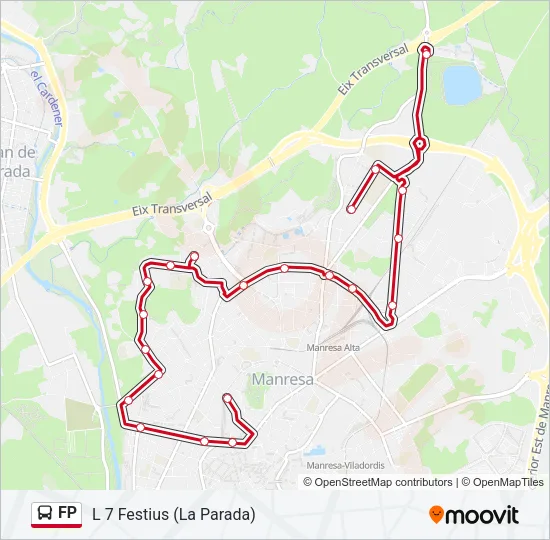 FP Bus Line Map