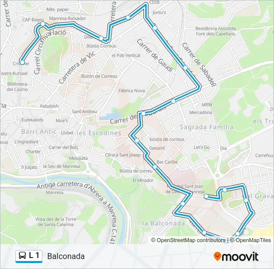 L 1  Line Map