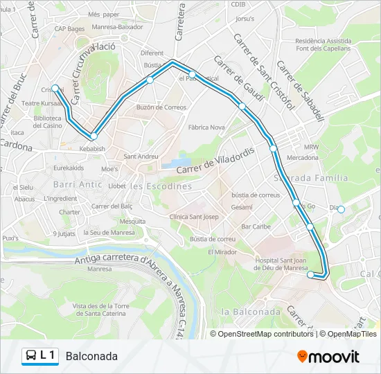 L 1  Line Map