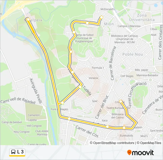 L 3  Line Map