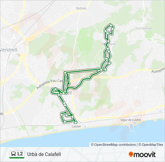 L2 Bus Line Map