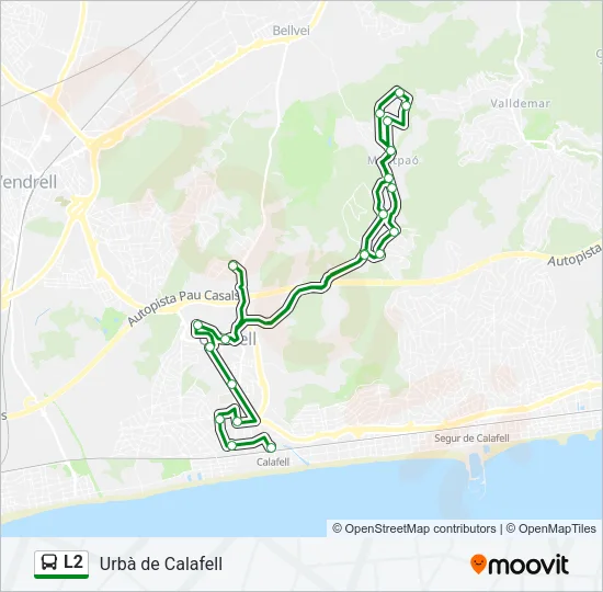 L2 Bus Line Map