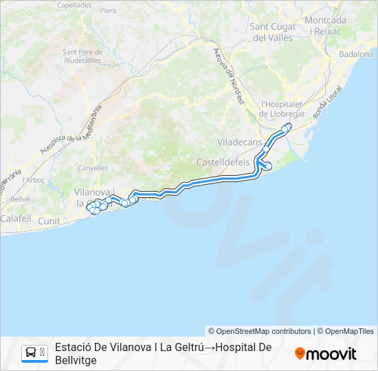 ✈ Bus Line Map