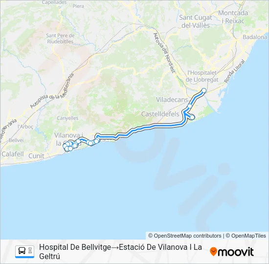 ✈ Bus Line Map
