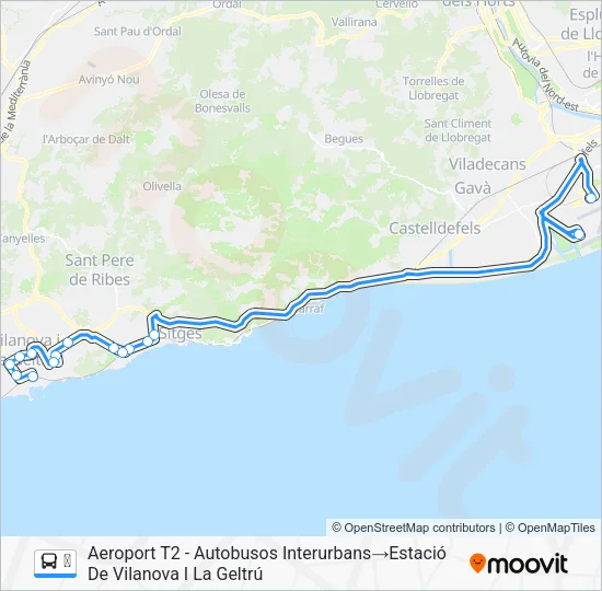 ✈ Bus Line Map
