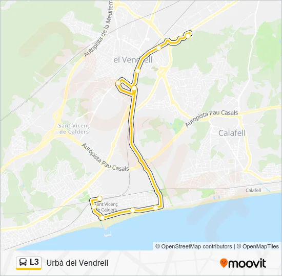 L3 Bus Line Map