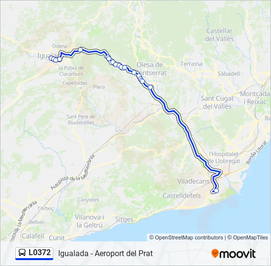 L0372 Bus Line Map