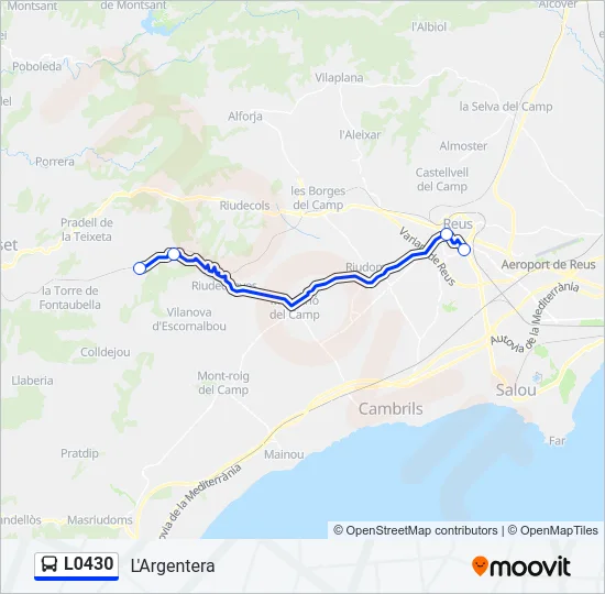 L0430 Bus Line Map