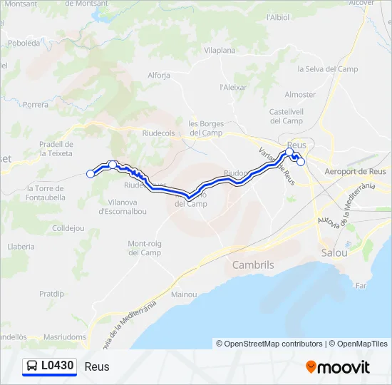 L0430 Bus Line Map