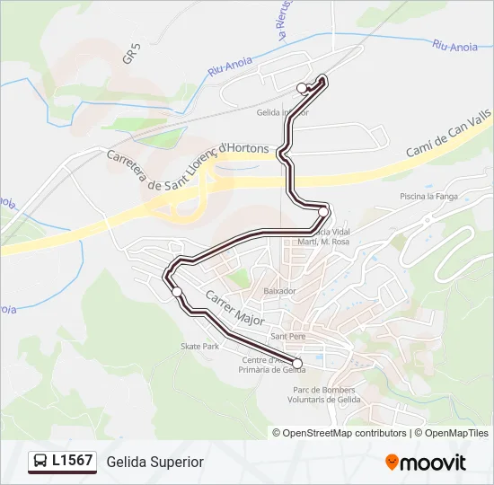 L1567  Line Map
