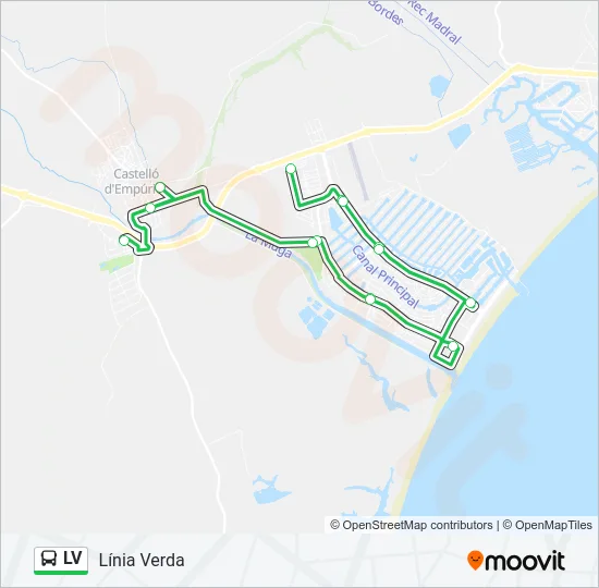 LV Bus Line Map