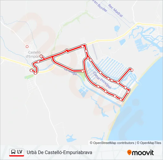 LV Bus Line Map