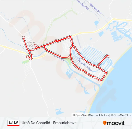 LV Bus Line Map