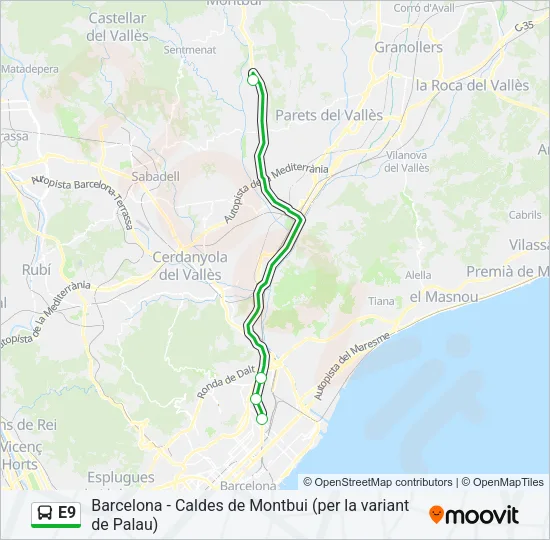 E9  Line Map