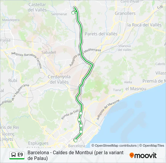 E9  Line Map