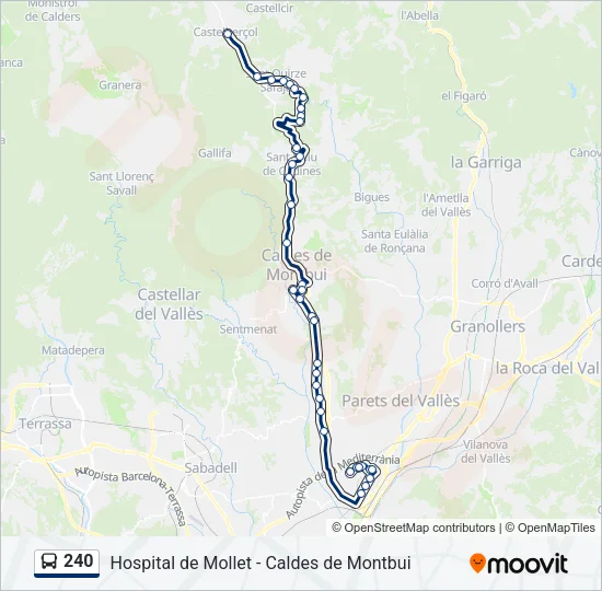 240  Line Map