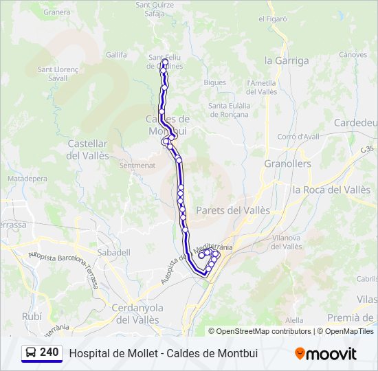 Mapa de 240 de 