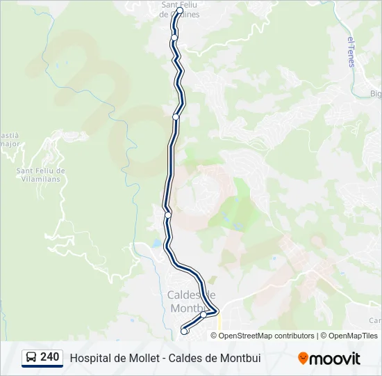 240  Line Map
