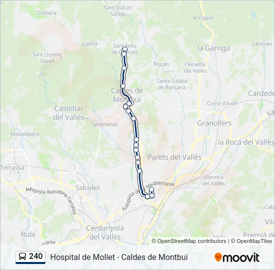 240  Line Map
