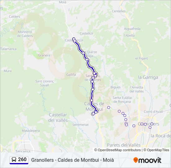 Mapa de 260 de 