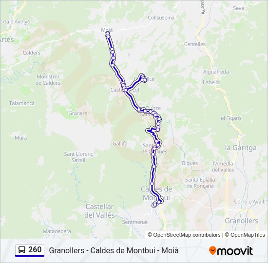 Mapa de 260 de 