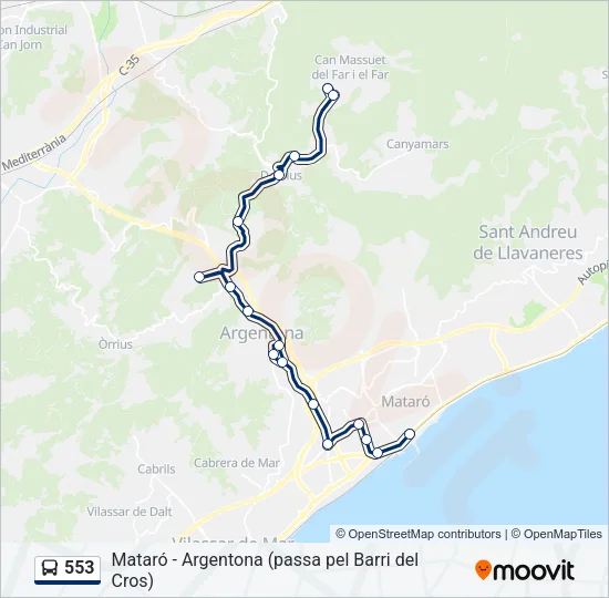 553  Line Map
