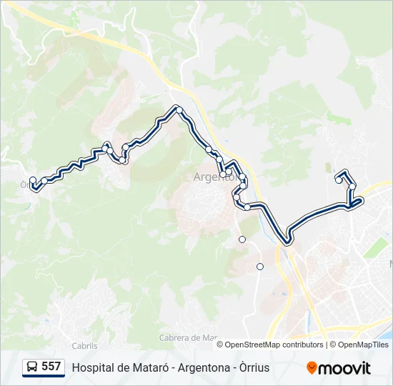 557  Line Map