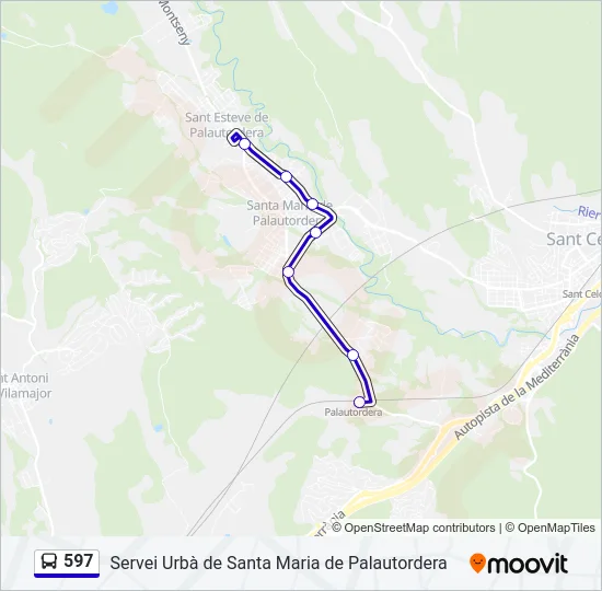 597  Line Map