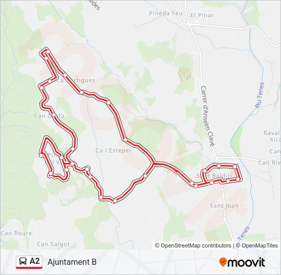 A2  Line Map