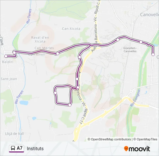 A7  Line Map