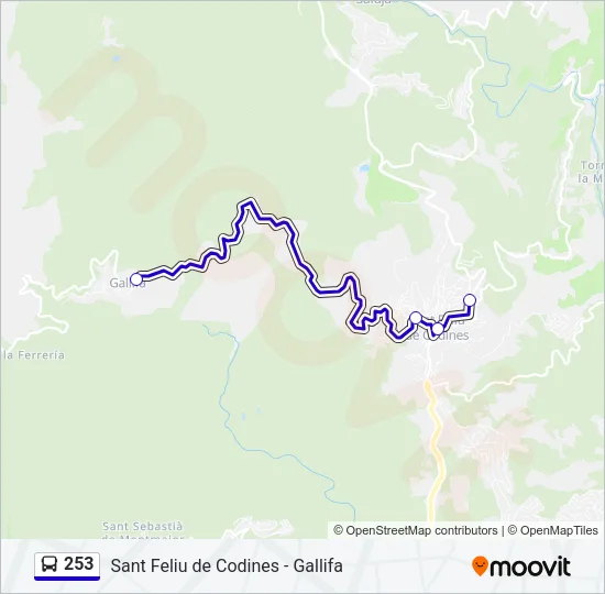 253  Line Map