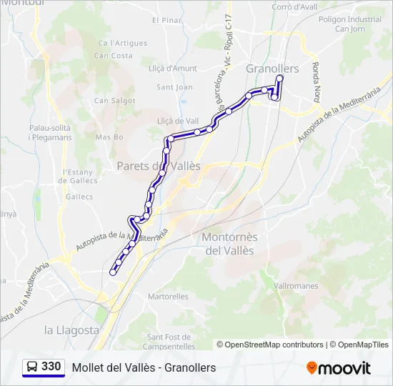 330  Line Map