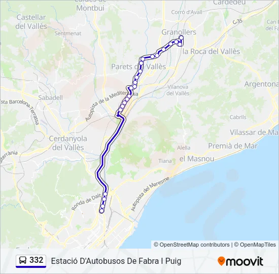 332  Line Map