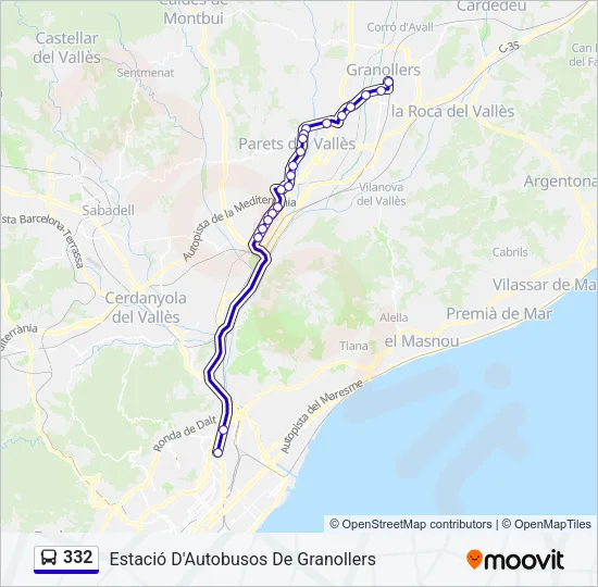 332  Line Map