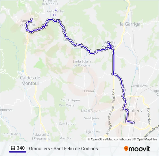 340  Line Map