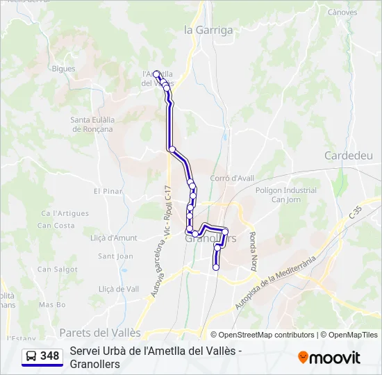 348  Line Map