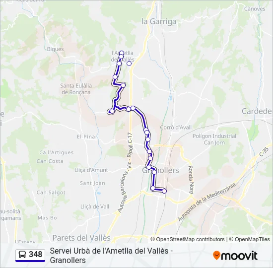 348  Line Map