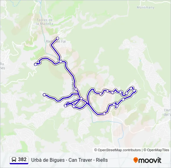 382  Line Map