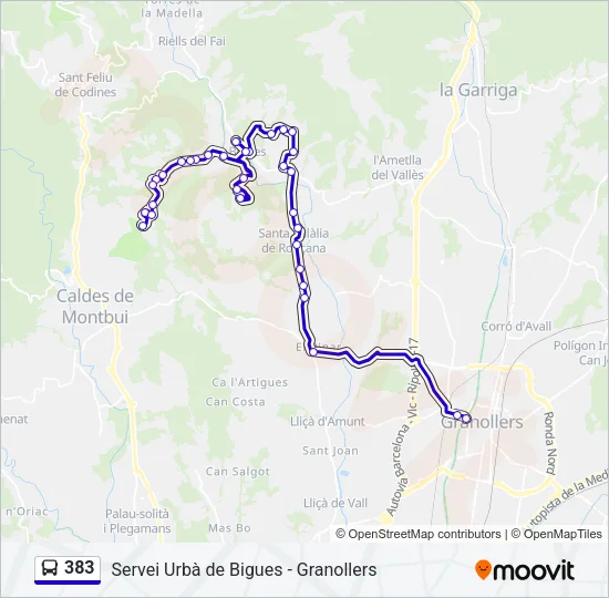 383  Line Map