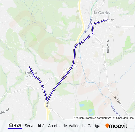 424  Line Map