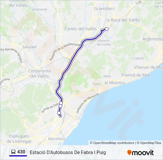 430  Line Map