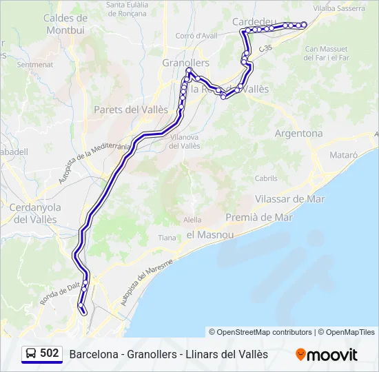 502  Line Map