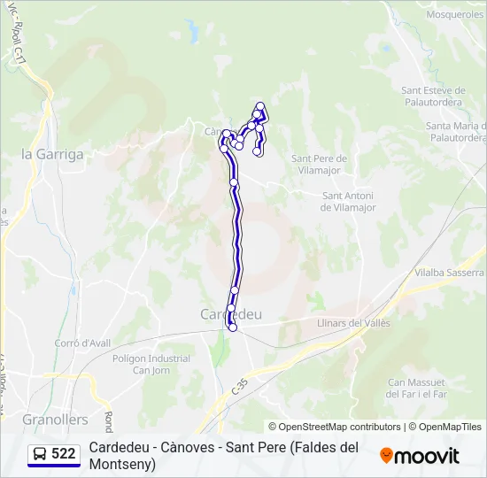 522  Line Map