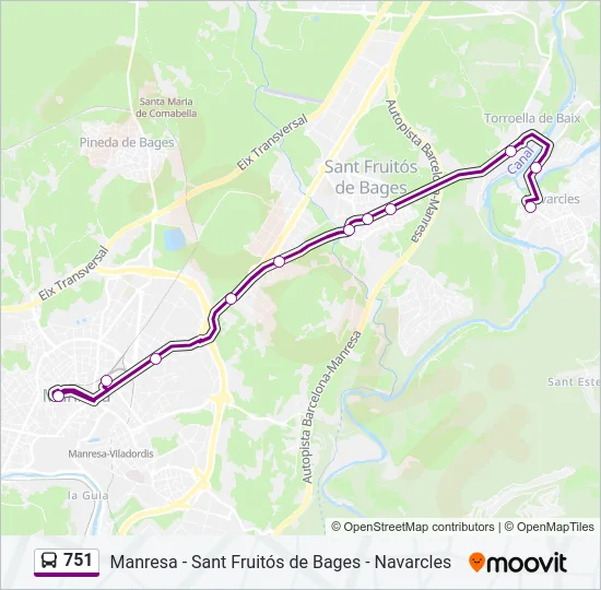 751  Line Map
