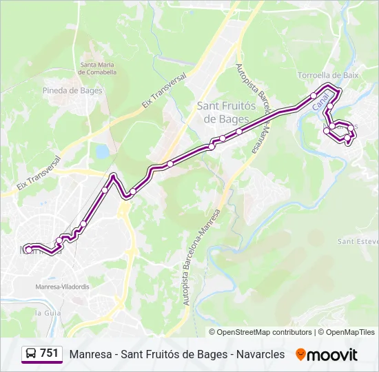 751  Line Map