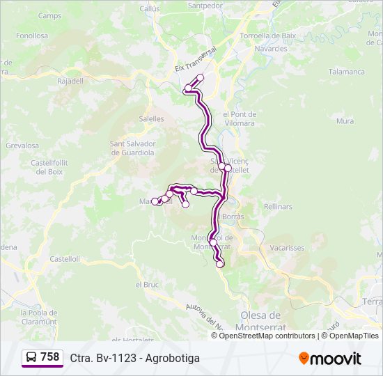 Mapa de 758 de 