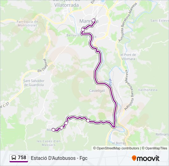 Mapa de 758 de 
