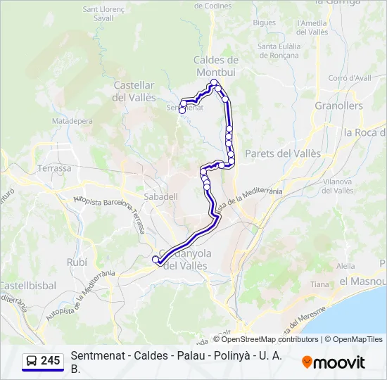 245  Line Map