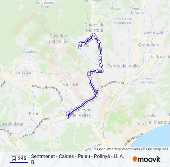 245  Line Map